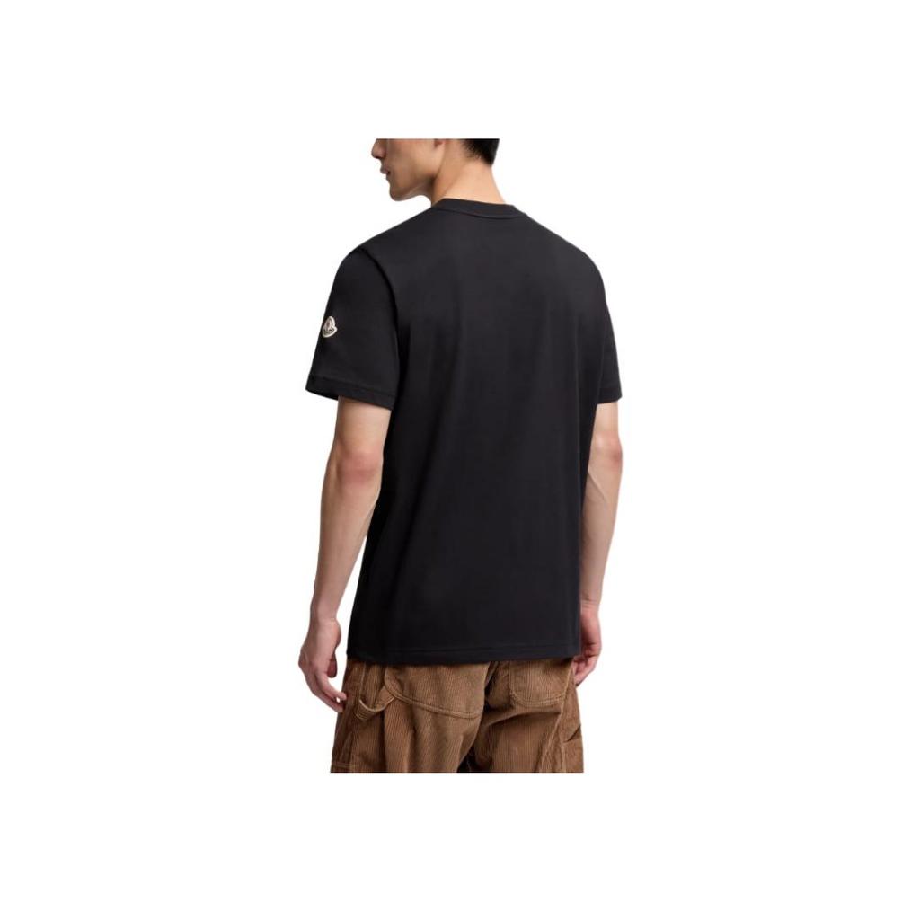 Moncler Mon Duck Logo Cotton T-Shirt Men T-Shirts K20918C0006489AHD999