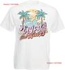 Enjoy The Waves T Shirt Summer Trip 1980s Era Top Vintage Top For Everyday Wear Soft Stretched Graphic Homme