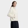 Fila White Fashionable Personality Simple Classic Retro Sports Casual Versatile Comfortable Hooded Loose Woven Jacket Women Jackets F11W613701FIV