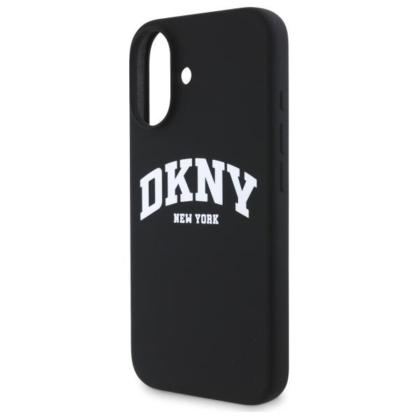 Dkny Dkhmp16Ssnyach Iphone 16 6.1       Black Hardcase Silicone White Printed Logo Magsafe