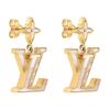 LOUIS VUITTON Metal Earrings Women's Gold M03975