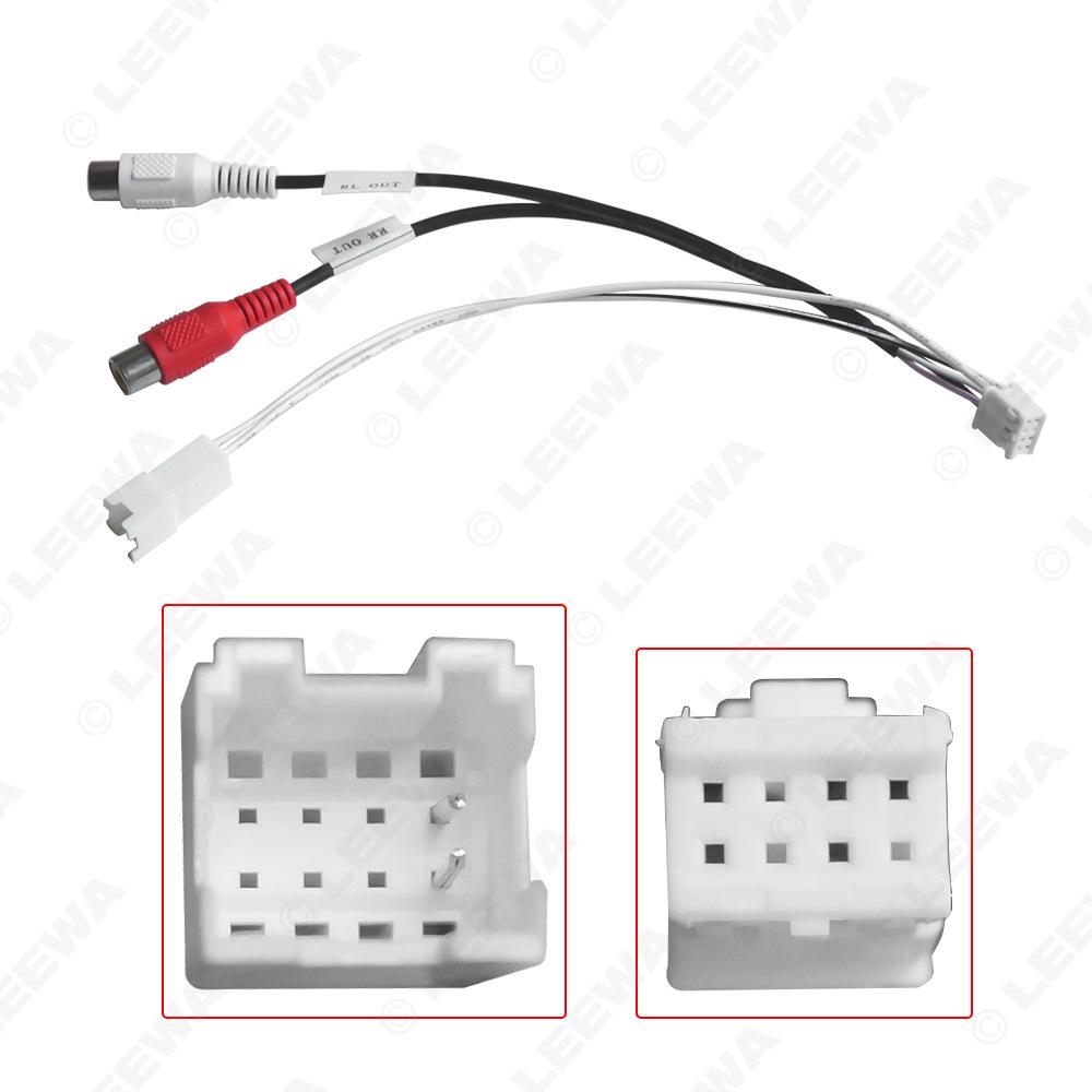 

8-Pin Audio Cable for 9-10.1” Android Screens, Retains CAN Bus RX/TX LEEWA