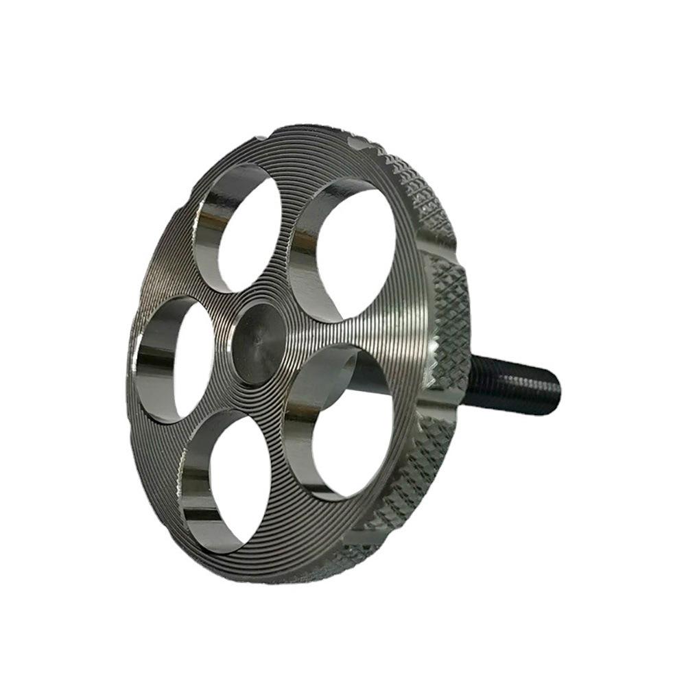 Xiaobu Guo Aluminum Alloy Bike Accessory: Five-Hole Round Folding Handle.