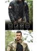 Hanye Men's Tactical Fleece Windbreaker with Stand-Up Collar for City Commuting
