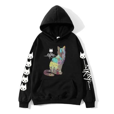 Stray Game StrayCat Men's Hoodie Autumn Winter Sweatshirt Men Womnen Fashion Brand Design  Oversize Pullover Men Fleece Hoodies