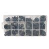 125Pcs/set Rubber Grommet Assortment Wiring Gasket Kit Rubber Grommet Eyelet Rings Gasket Assortment for Plumbing