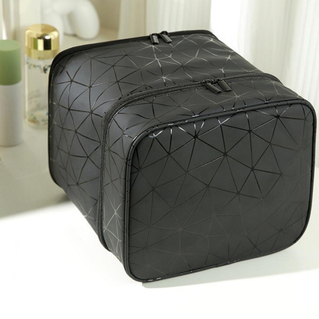 Portable Double-layer Nail Polish Storage Bag Organizer Travel Essential Oil Storage Box Multi-function Storage Bag