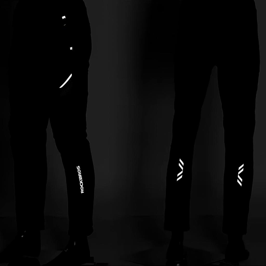 Patrol windproof sports trousers for cycling and trekking, size XL - black