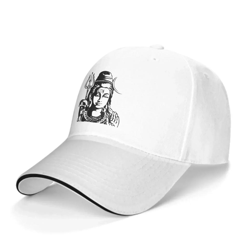 Shiva Adjustable Women Unisex Back Closure Caps Washed Sandwich Caps Sports Outdoor Baseball Hat