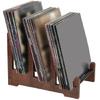 Durability Wood Vinyls Record Holder 3Tier Storage Racks for Album Ideal for Living Room or Study Easy Assembly
