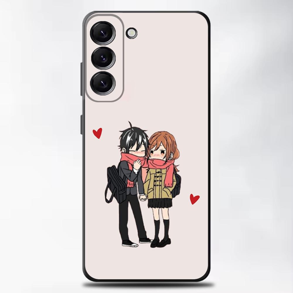 Japanese Classic Anime Horimiya Vintage Phone Case  For Samsung Galaxy A13,A21s,A22,A31,A32,A52,A53,A71,A80,A91 Soft Black Cover
