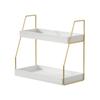 Bathroom Counter Organizer 2 Tier Decor Multipurpose Makeup Skincare Shelf Perfume for