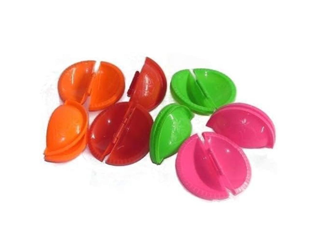 TreegoArt Festival Special Plastic Gujiya Maker/Gujia Karanji Mould Cutter Sacha Machine, Kitchen Molds For Festivals - Pack Of 6