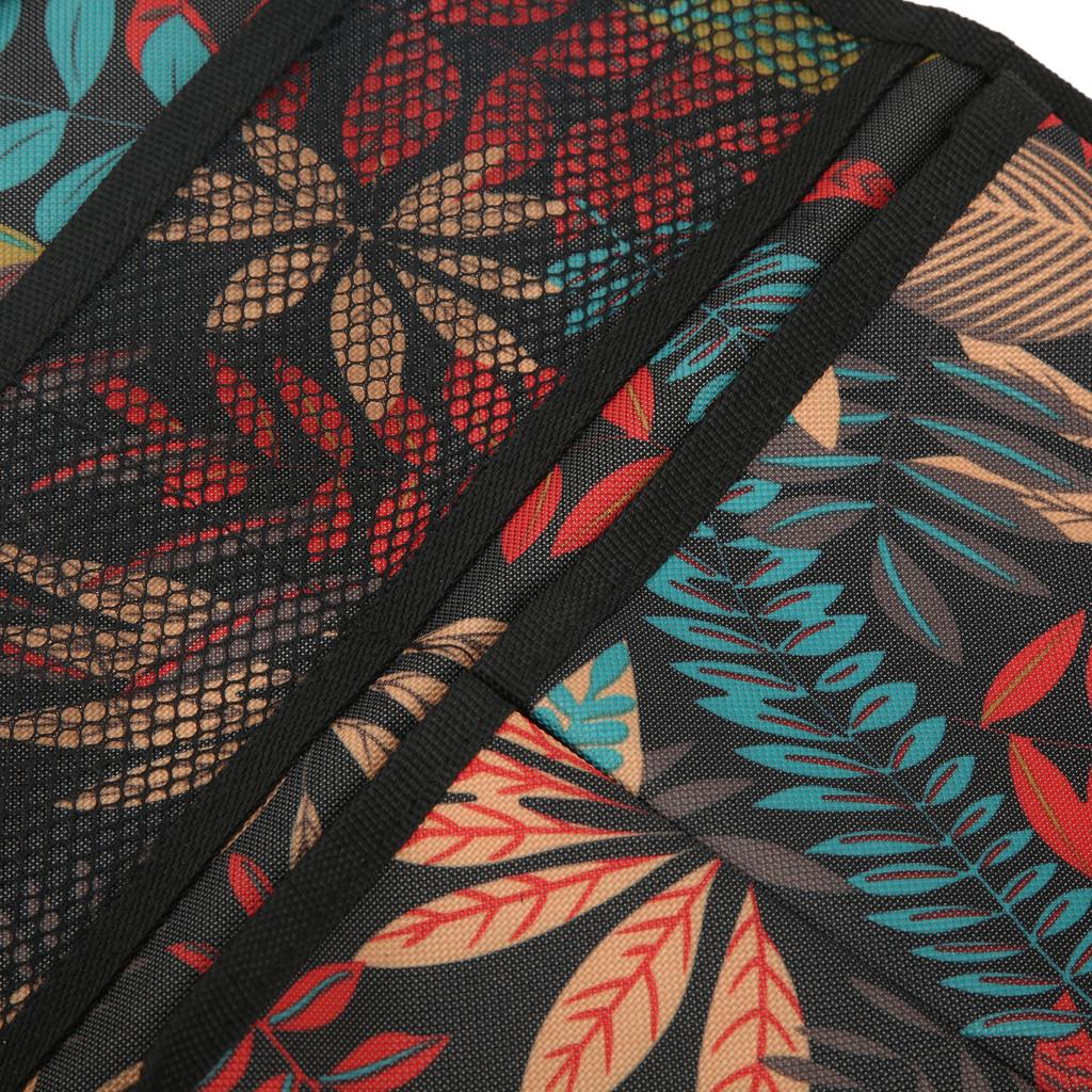 Apoio de Joelhos de Jardim Bolsa de Ferramentas Bancos de Jardim Bancos Bolsa Lateral para Armazenamento Pendurada Bolsa com Bolsos de Alça Folhas Vermelhas