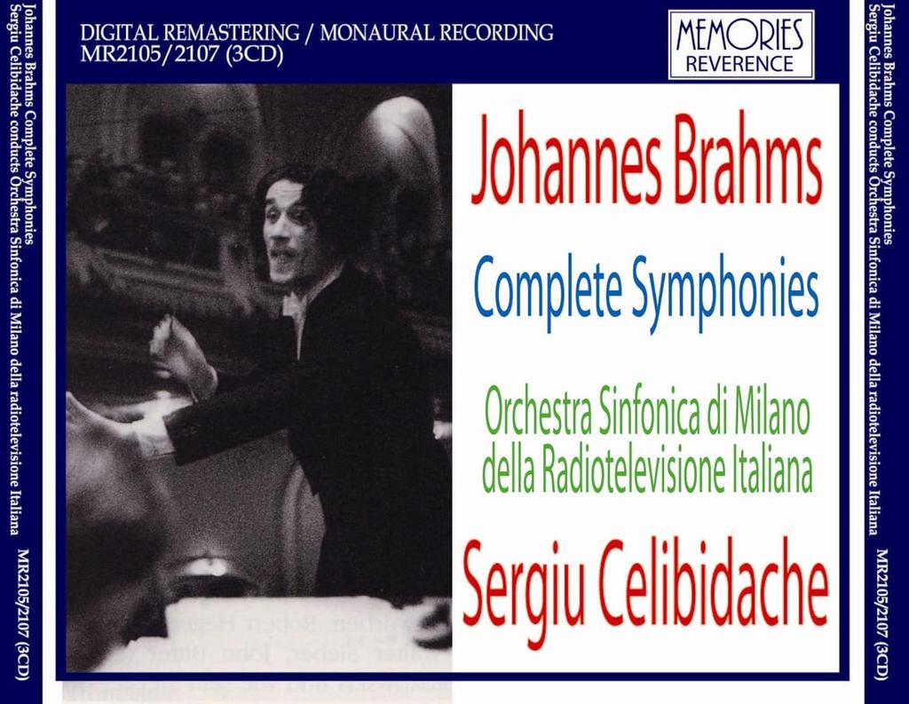 CD CELIBIDACHE CONDUCTING THE ITALIAN  - Brahms: Complete Symphonies, Milano MR21052107 Japan Classical Used