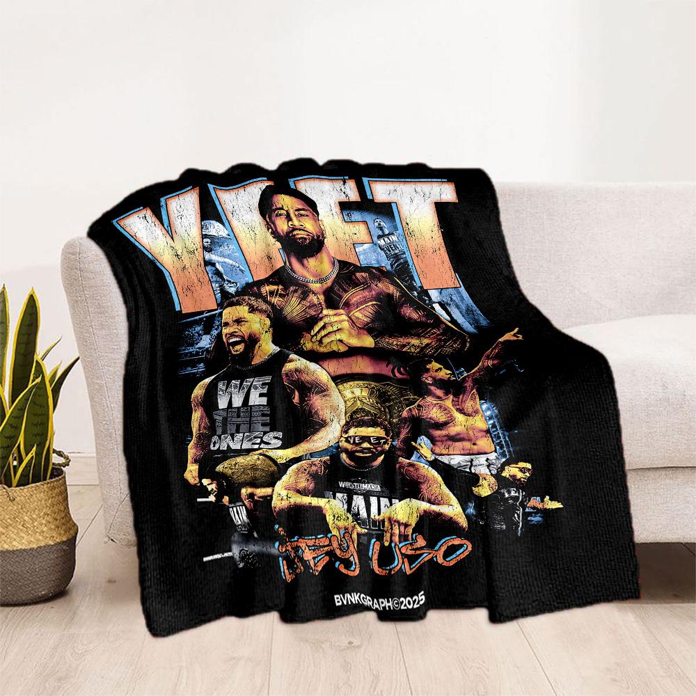 Yeet Jey Uso2 Blankets are suitable for living rooms,making them an ideal choice for outdoor travel and gifts.