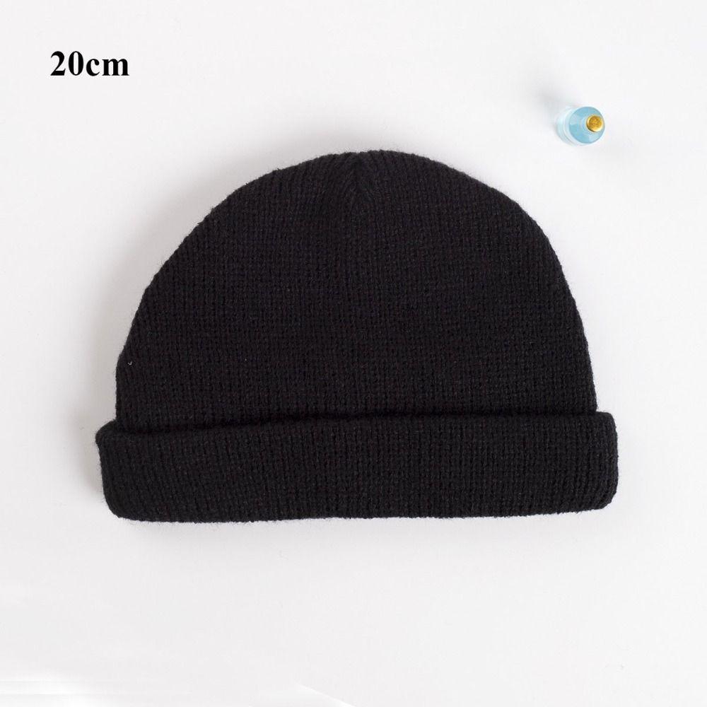 Mini Cotton Doll Hat Fashion Animal Knitted Hat Dollhouse Hats Decorations  for 10/20cm Cotton Doll