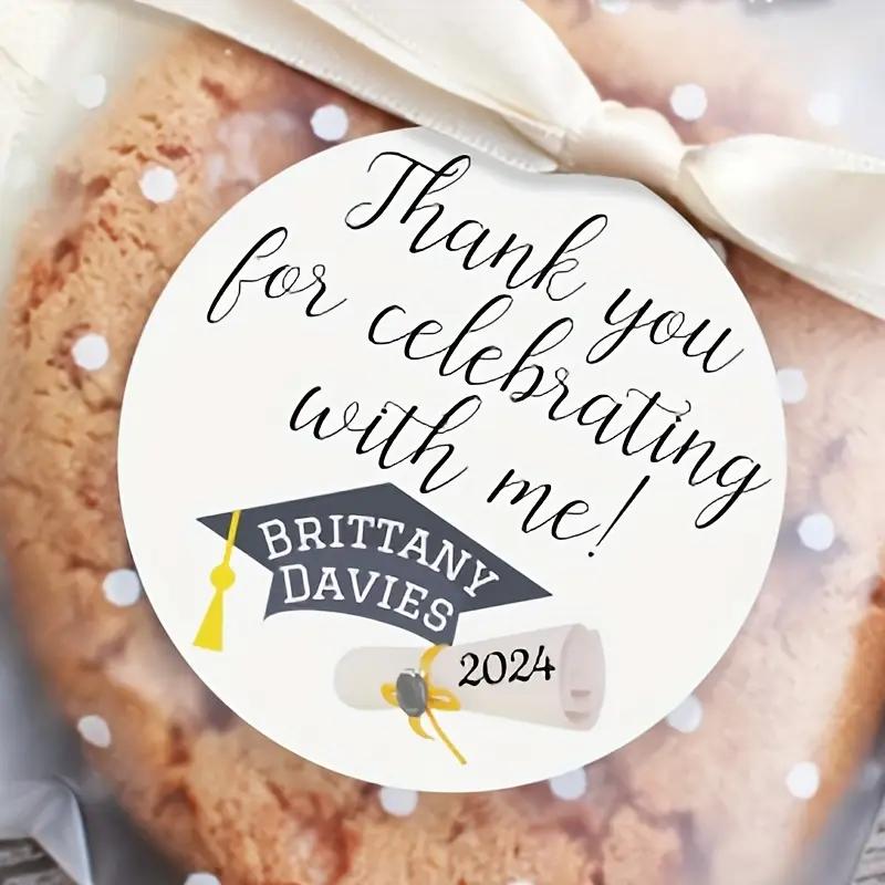 500PCS Custom Stickers and Customized Logo Wedding Birthday Gift Box Stickers DIY Your Own Stickers Design Personalize Stickers 3CM-Round-500PCS