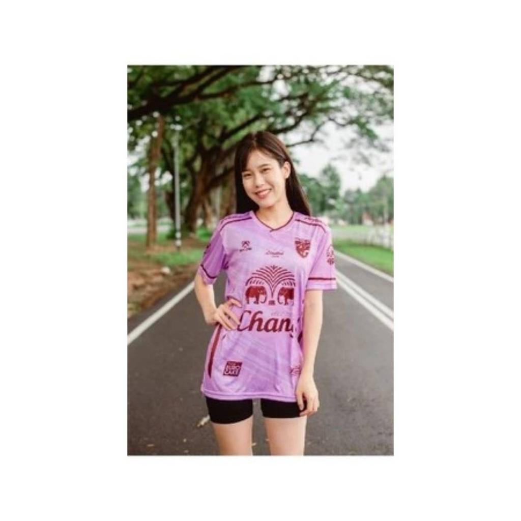 Thailanda FOTBAL FOTBAL ECHIPA TRIOU ECHIPA ACASĂ FAN Imprimare Decolteu în V Unisex Bărbați Femei Uniforma cu mânecă scurtă Uscare rapidă Logo elefant Sport