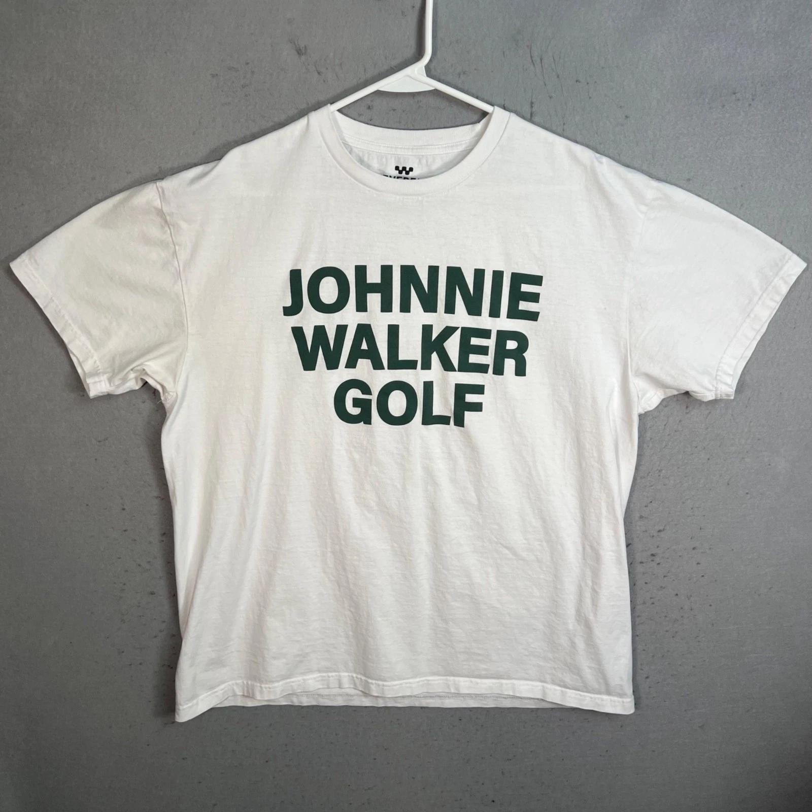Devereux Golf x Johnnie Walker Golf Skull T-Shirt Mens Size XL White S