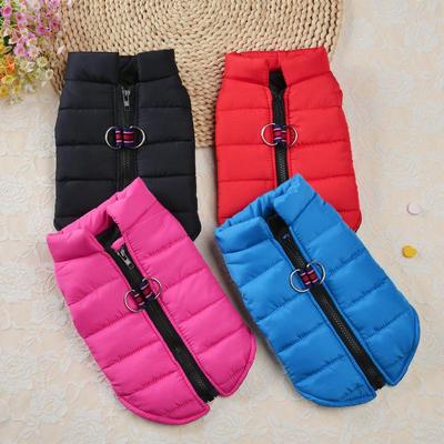 Gilet Caldo con Cerniera Autunno & Inverno per Cani - Abbigliamento alla Moda ed Elegante per Animali Domestici