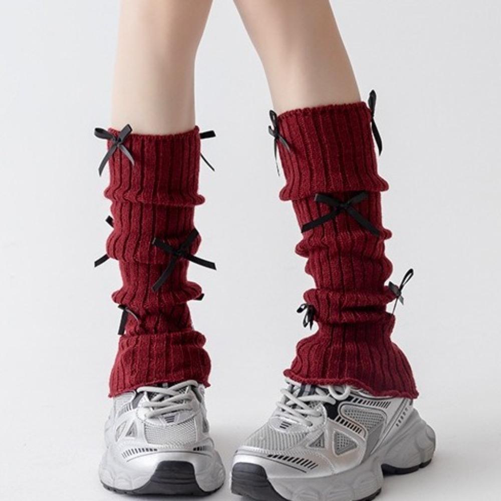 Harajuku Foot Warmers Y2K Lolita Leg Covers Autumn Winter Bubble Socks  for Women & Girls