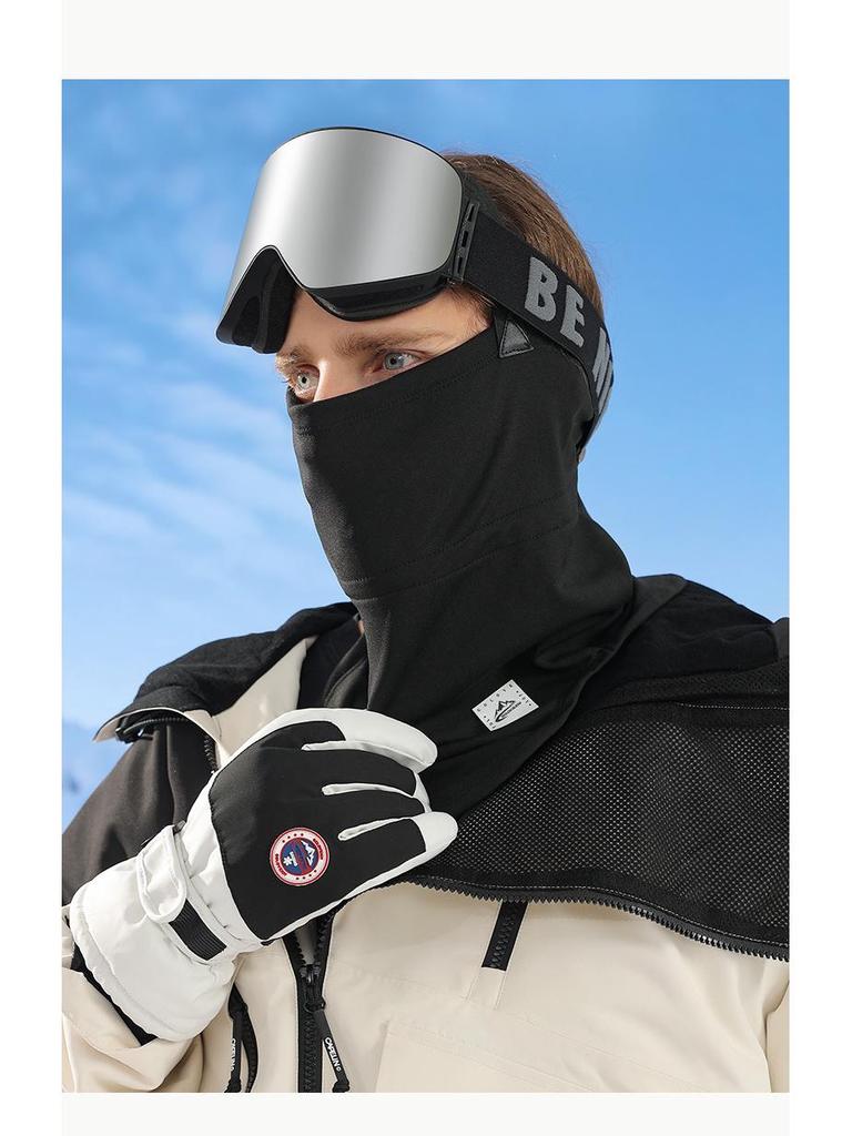 Unisex Thickened Fleece Winter Ski Mask - Warm, Windproof, Coldproof, for Autumn Outdoor Cycling