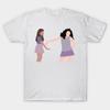 Asian Size Men Print T-shirt Teen Witch No-Cut Heat Transfer Print Cotton Tshirt