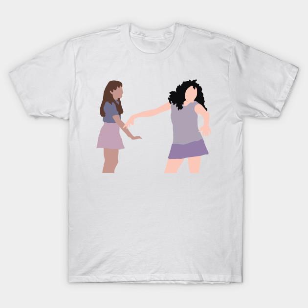 Men Black Print T-shirt Teen Witch No-Cut Transfer Paper Print Cotton Tshirt 2XL белый