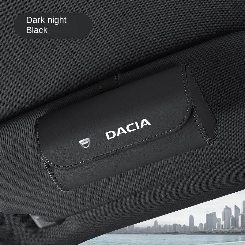 Car Mounted Eyeglass Case, Car Storage, Sunglasses Holder For Dacia Duster Logan Sandero Lodgy Dokker Stepway Mcv 2 Solenza Largus