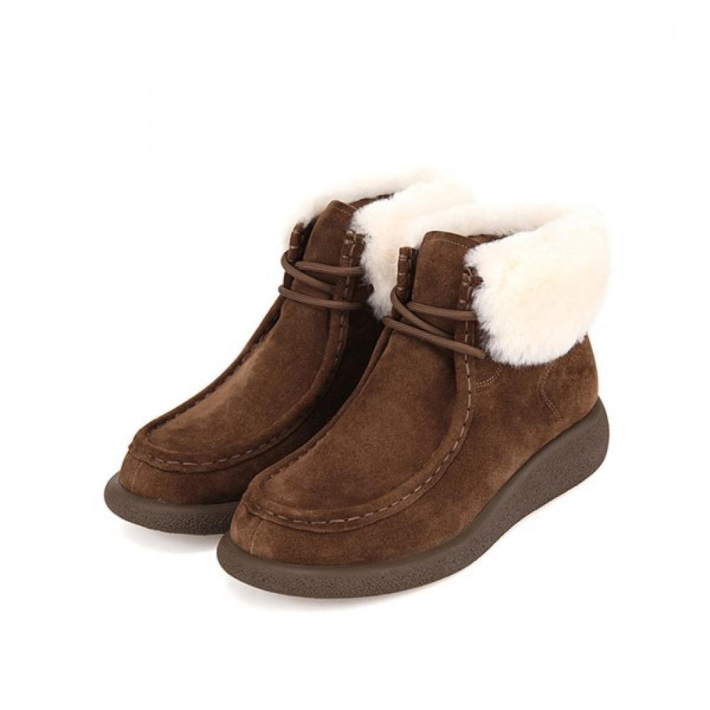 

Barbara Leather Suede Fur Ankle Boots Bbh861kk 250mm