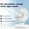 Ventilateur de bureau portable, petit ventilateur à circulation d'air, ventilateur de refroidissement silencieux à 3 vitesses, tête inclinable réglable pour bureau, dortoir et cuisine
