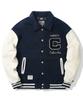 Columbia University C Boucle Logo Vasity Medium Jacket Dark Navy