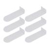 6pcs Floating Shoe Shelves 7.9in Length Acrylic Shoe Display for Footwear Collection