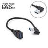 Câble Adaptateur d'Extension USB 3.0 Type A Mâle à Femelle Coudé à 90 Degrés