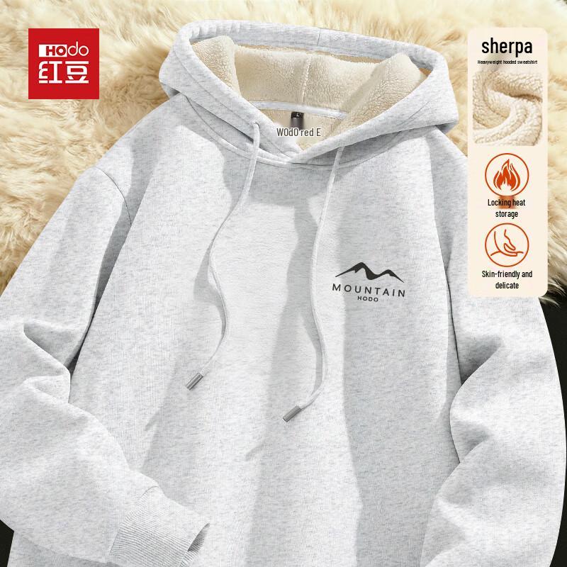 Hodo Men's Heavyweight Fleece-Lined Hooded Sweatshirt