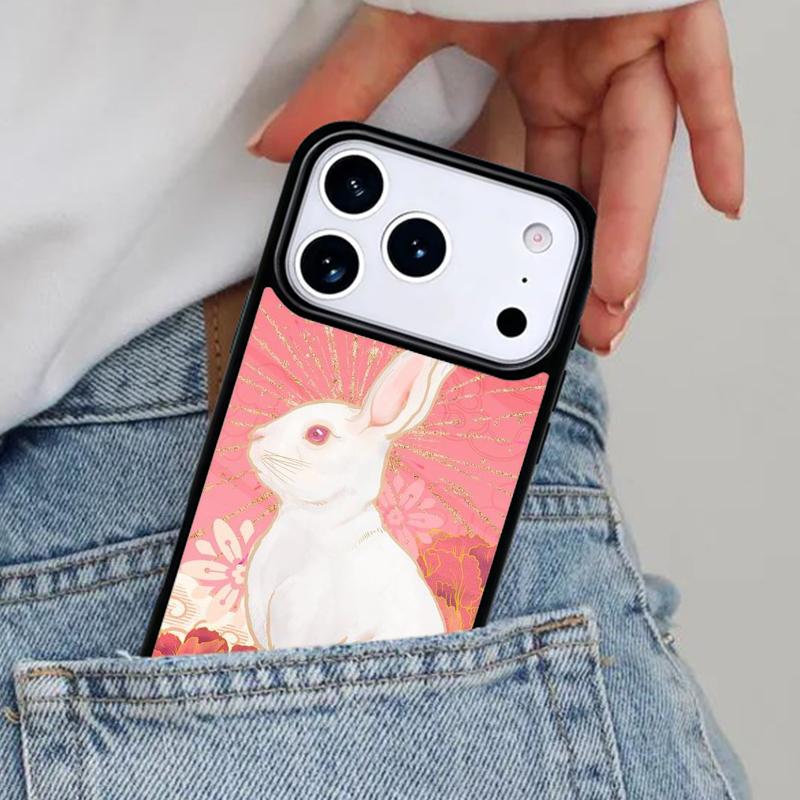 Bunny Rabbits Phone Case for iPhone 16e 15 14 13 12 17 Pro Max Plus Air 17pro Cover Coque
