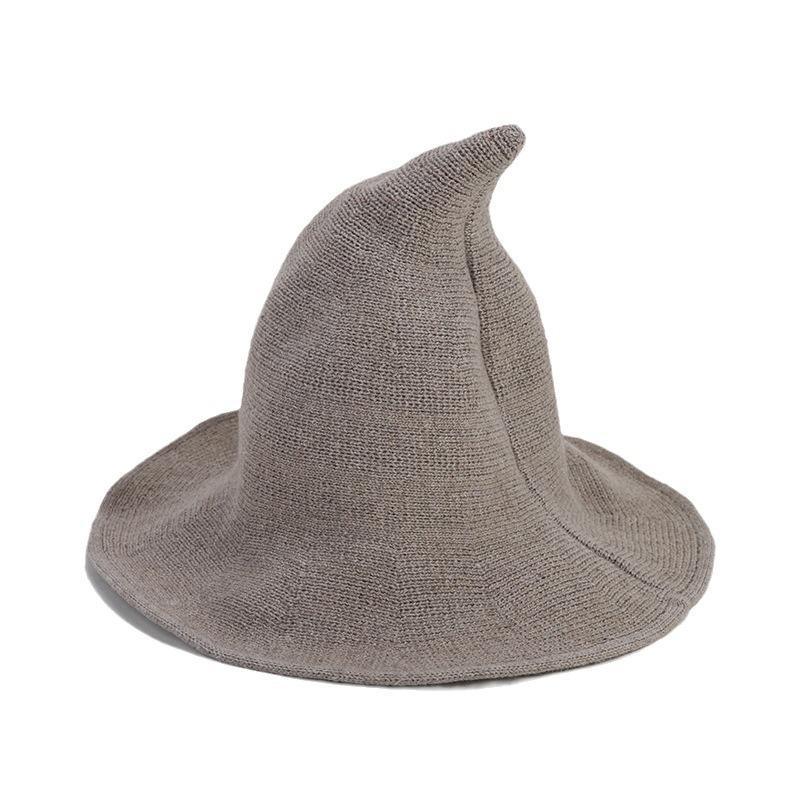 Autumn and Winter New Halloween Decorative Hats Female Tide Hot Black Witch Hat Foldable High Top Basin Hat