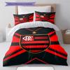 Flamengo Pattern Bedding Set Quilt Cover Pillowcase Home Decor Gift (1 * Duvet Cover + 2 * Pillowcase, Without Core)