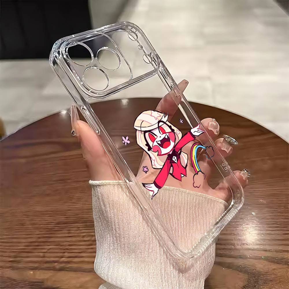 Charlie Morningstar H-Hazbin H-Hotel Handyhülle Für iPhone 17 16 15 14 13 12 11 Mini Pro Max Plus Transparente Hülle