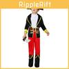Stunning Kids Hook Pirate Costume Made Of Durable Polyester Ideal For Stage Performance
