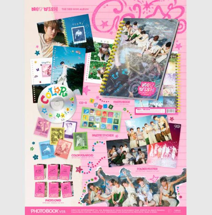 NCT WISH Mini 3rd Album COLOR (Photobook Version) | Collectible Album