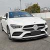 Car Front Bumper Lip Diffuser Spoiler Guard For Mercedes Benz CLA Class C118 X118 W118 CLA180 200 220 250 CLA35 45 AMG 2019-2023