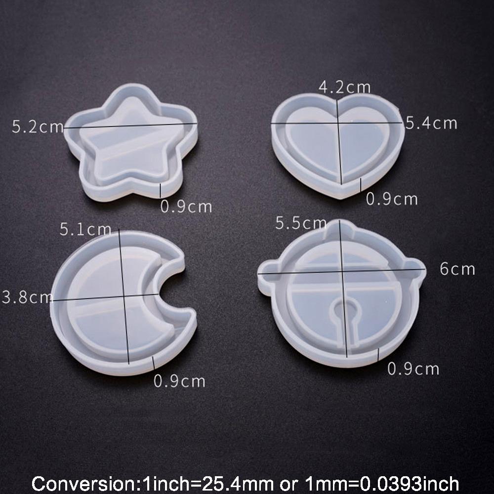 1 buc. Forme din silicon pentru agitator de căpșuni, matriță pentru bijuterii, matriță UV din rășină epoxidică, lanț cheie, pandantiv, artizanat, pentru realizarea de bijuterii, instrument de matriță