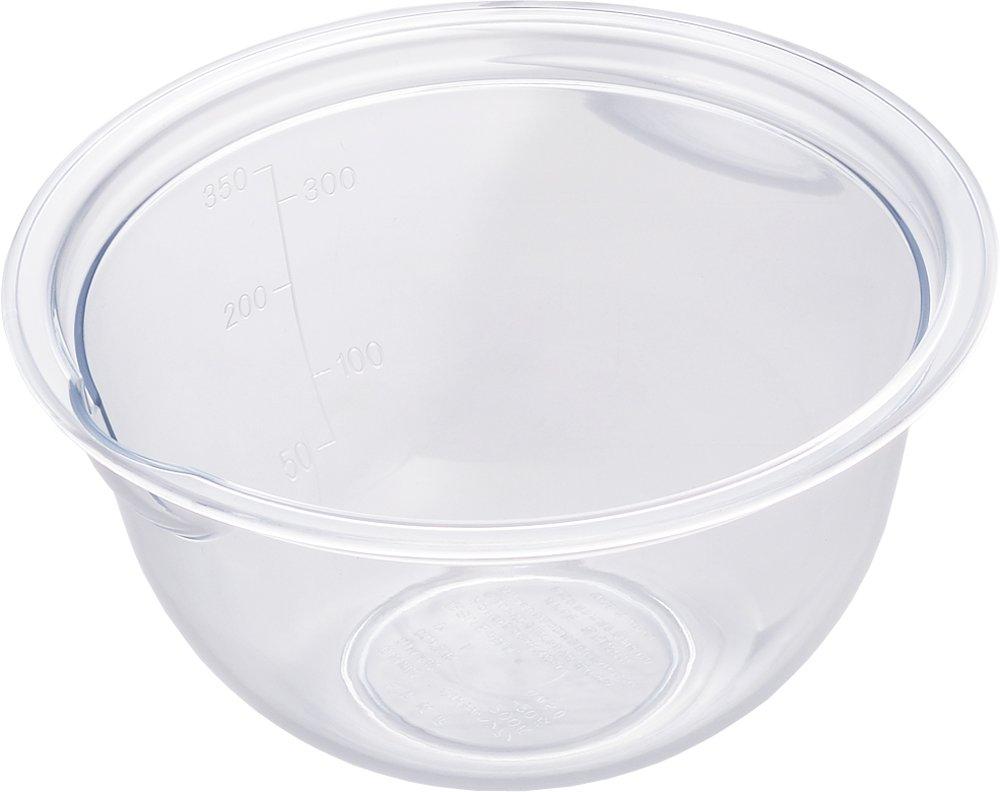 Yoshikawa Made in Cooking SJ2459 Heat-Resistant Bowl, Microwave-Safe, Round, 13cm, Japan, Shatter-Resistant, ABCs,