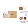 Coach Ella 36 Gold Logo Leather Shoulder Bag Large Oatmeal Women shoulder bag CCE48-IMOAT