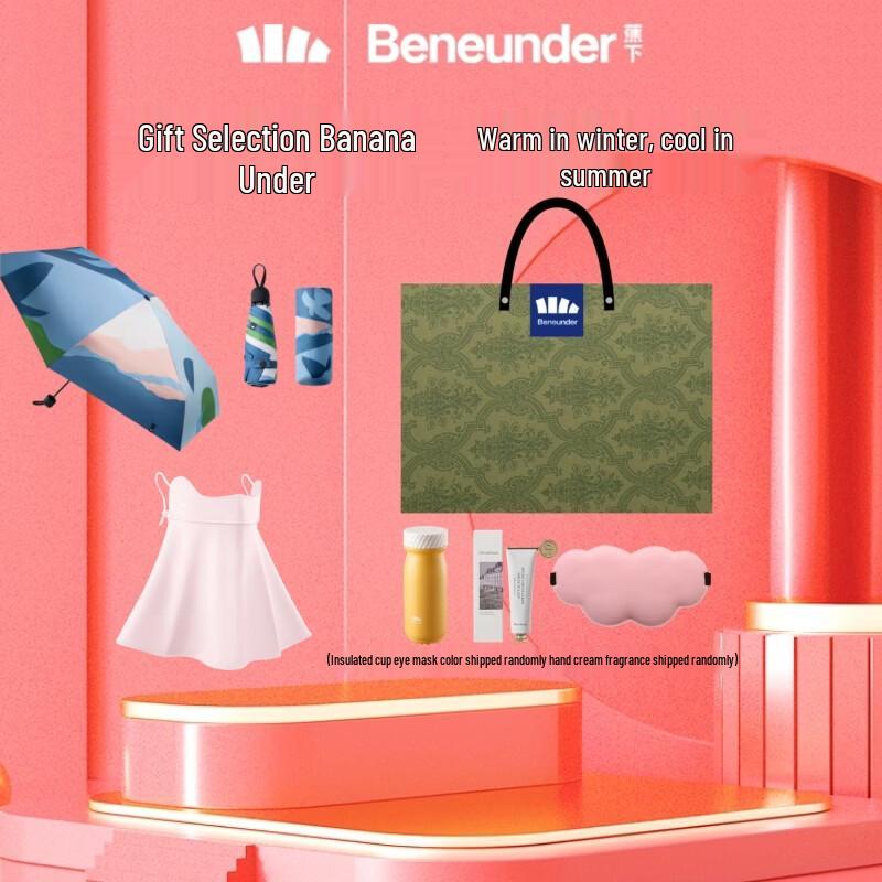 

Beneunder Five-Fold Capsule Sun/Rain Umbrella Gift Set