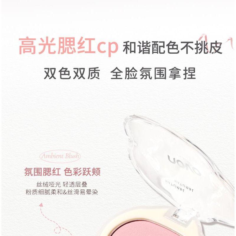 NOVO - Sweet Encounter Highlighter Blush Palette - 3 Types