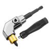 90° Right Angle Drill Adapter Magnetic Bit Holder 90 Degree Drill Electric Batch Directional Connector Driver Accessories
