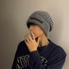 Hats, Couple, Knitted Hats, Men's and Women's Styles, Warm, Cold Hats, Loose, Big Head Waist, Knitted Hats